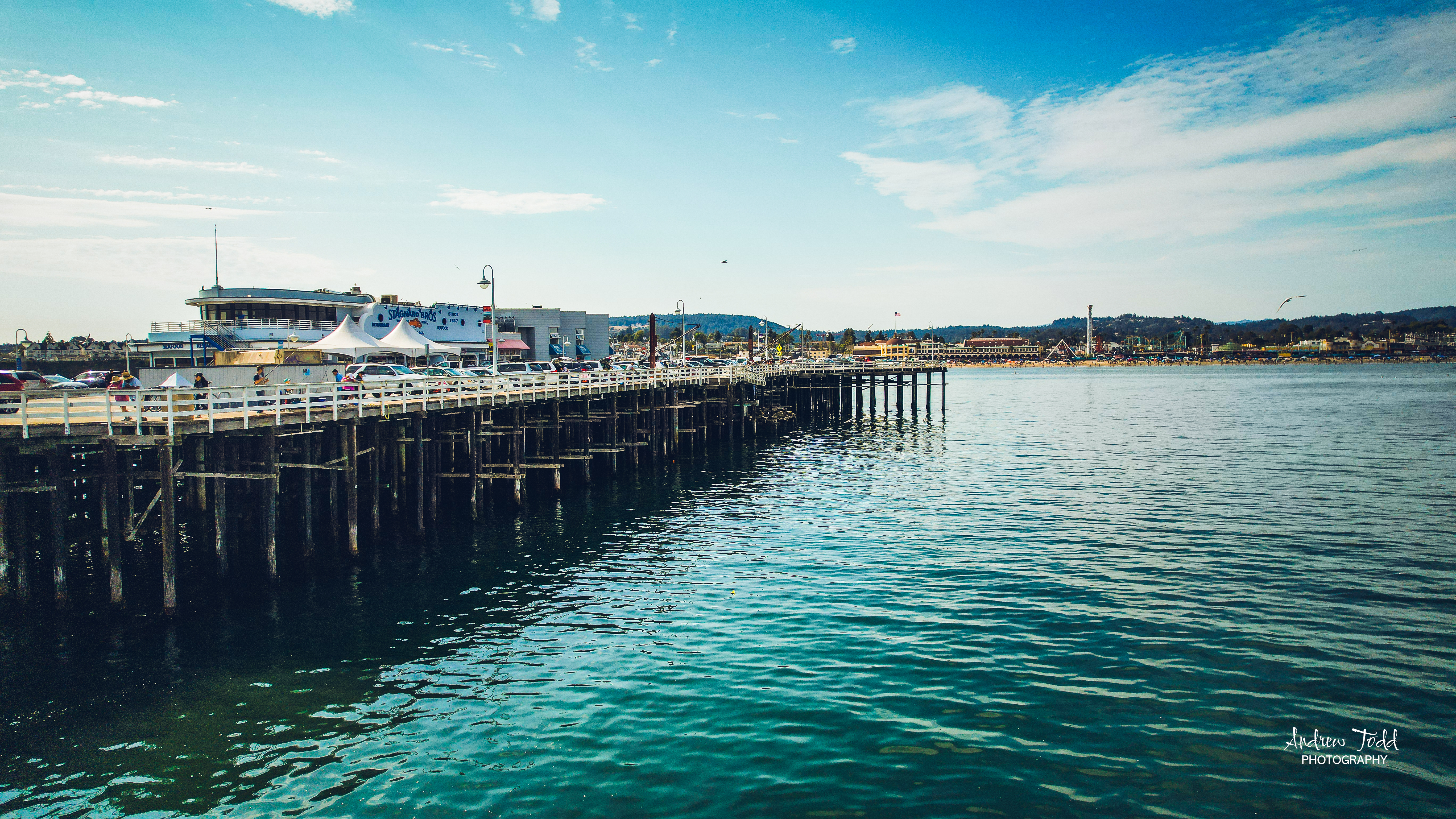 Santa Cruz Pier boardwalk california